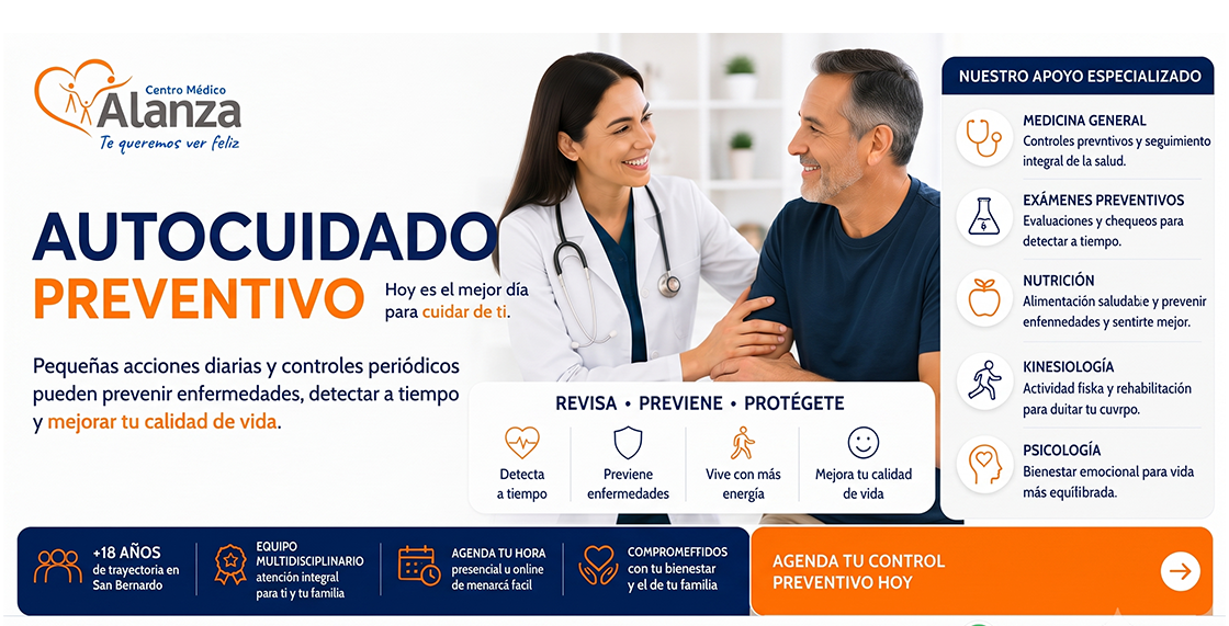 Autocuidado Preventivo — Centro Médico Alanza